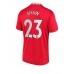 Billige Manchester United Luke Shaw #23 Hjemmetrøye 2022-23 Kortermet